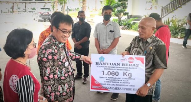 
					Pemkab Boltim Terima Bantuan 1.060 Kg Beras Cadangan Pangan dari Pemrov Sulut