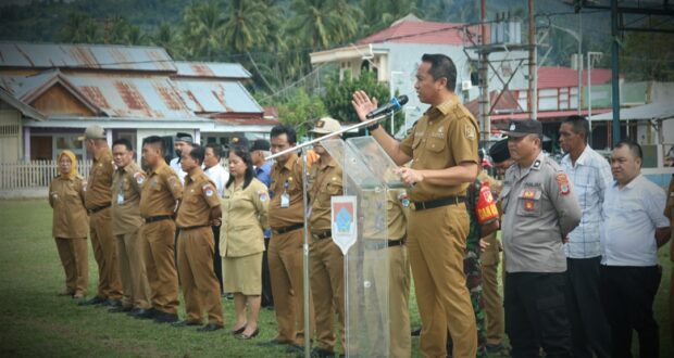Bupati Boltim Pimpin Apel Kerja ASN di Wilayah Kecamatan Nuangan